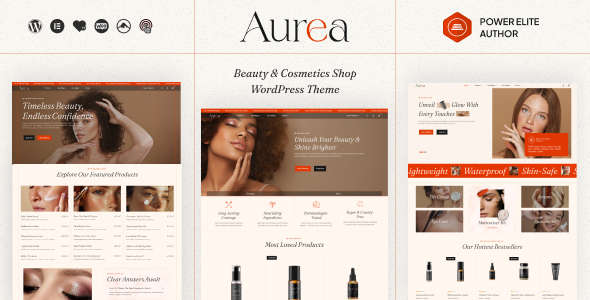 Aurea美容化妆品WordPress主题V1.0.2_美妆商城建站模板 Aurea美容化妆品WordPress主题V1.0.2_美妆商城建站模板