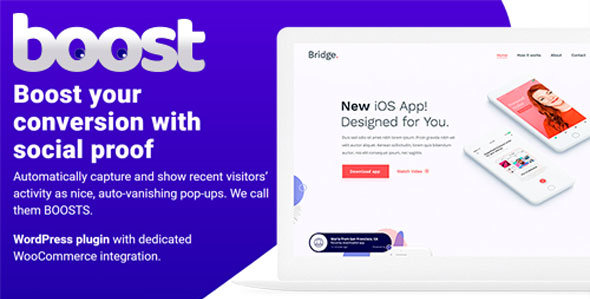 The Boost社交证明WordPress插件V2.7.27_提升网站转化率 The Boost社交证明WordPress插件V2.7.27_提升网站转化率
