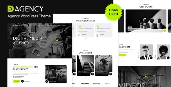 Dagency V1.3_数字创意机构WordPress主题 Dagency V1.3_数字创意机构WordPress主题