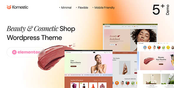 Komestic v1.0_WordPress香水护肤品跨境电商主题 - 图片1 Komestic v1.0_WordPress香水护肤品跨境电商主题 - 图片1