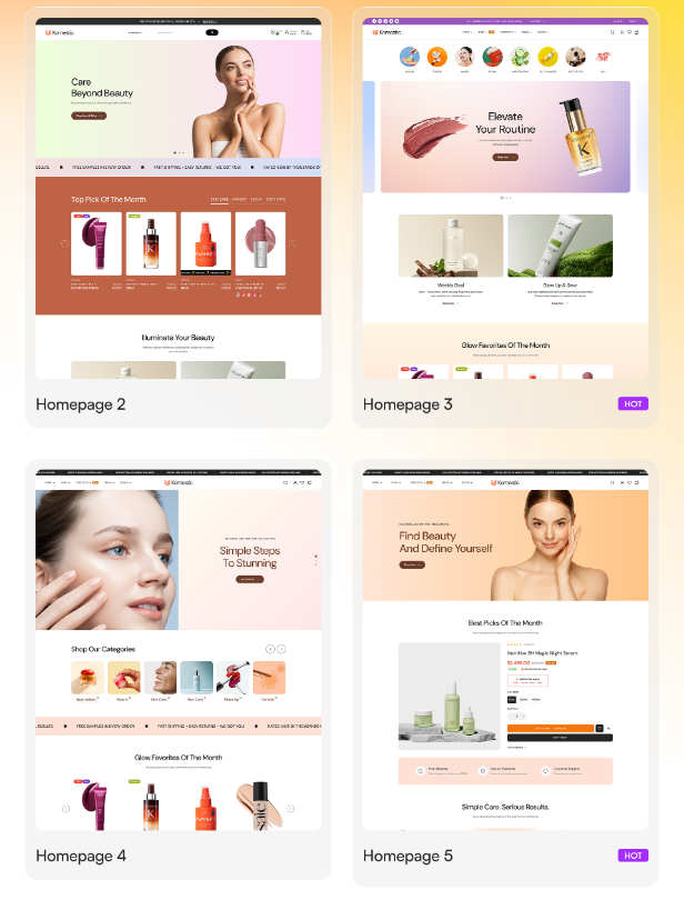 Komestic v1.0_WordPress香水护肤品跨境电商主题 - 图片2 Komestic v1.0_WordPress香水护肤品跨境电商主题 - 图片2