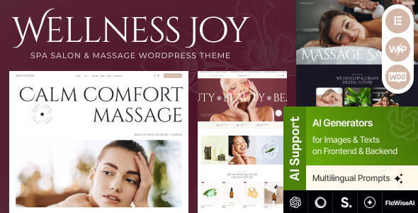 Wellness Joy_WordPress水疗SPA沙龙企业主题 Wellness Joy_WordPress水疗SPA沙龙企业主题