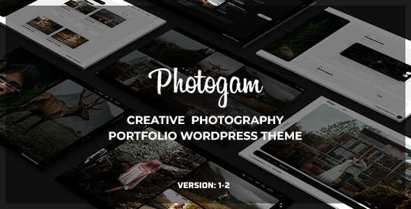 Photogam创意摄影作品集WordPress主题 Photogam创意摄影作品集WordPress主题