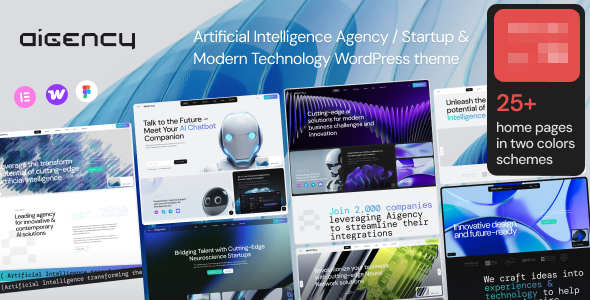 Aigency主题v1.0_AI科技初创公司WordPress主题 - 图片1 Aigency主题v1.0_AI科技初创公司WordPress主题 - 图片1