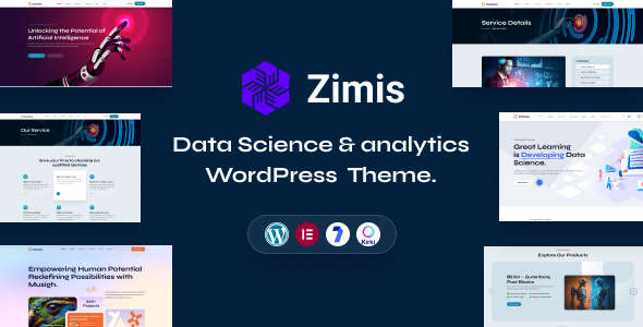Zimis v1.0.1 WordPress数据分析与科研网站主题 Zimis v1.0.1 WordPress数据分析与科研网站主题