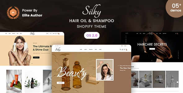 Silky美发护理产品跨境电商SHopify主题 Silky美发护理产品跨境电商SHopify主题