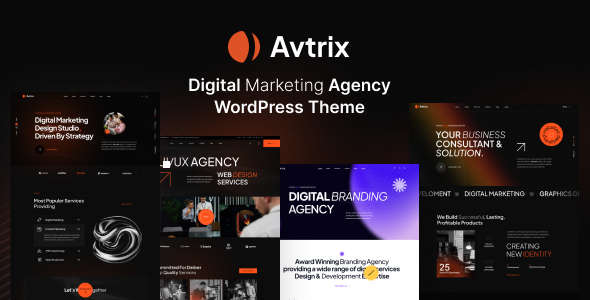 Avtrix数字营销机构WordPress主题 Avtrix数字营销机构WordPress主题