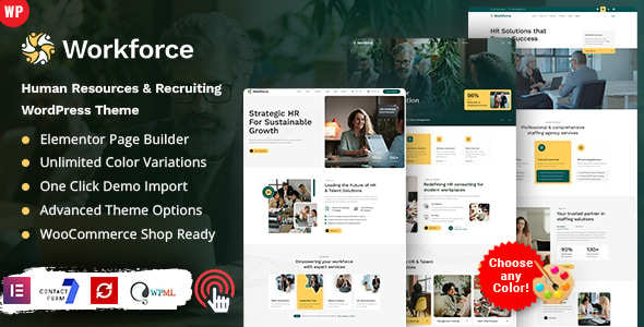 Workforce WordPress主题_招聘与猎头机构网站模板 Workforce WordPress主题_招聘与猎头机构网站模板