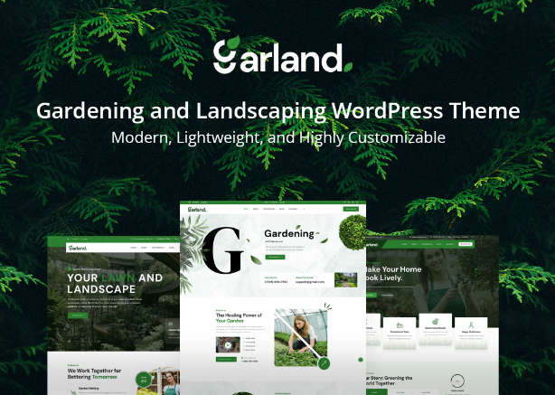 Garland 2.0.2 WordPress园艺景观设计网站主题 - 图片2 Garland 2.0.2 WordPress园艺景观设计网站主题 - 图片2