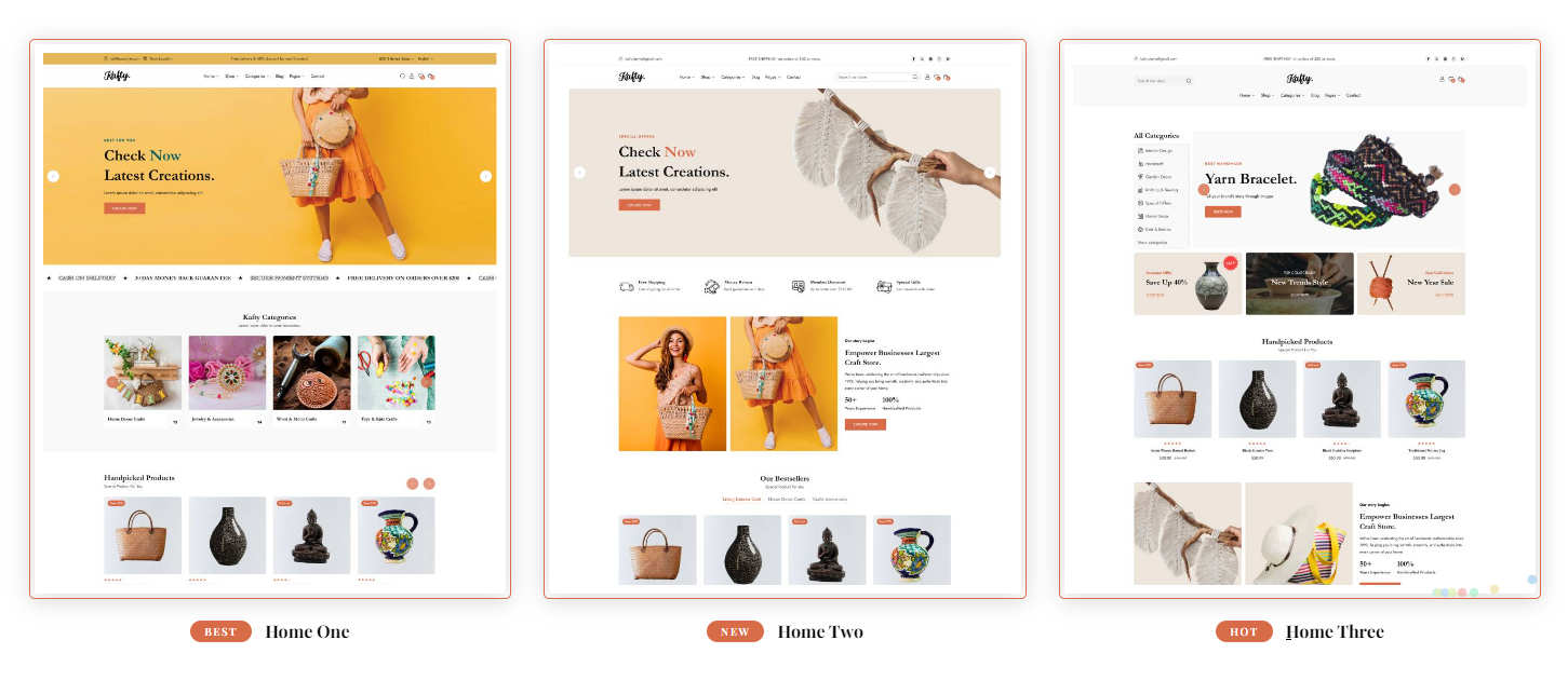 Kafty手工艺品跨境电商独立站Shopify主题v1.0.1 - 图片2
