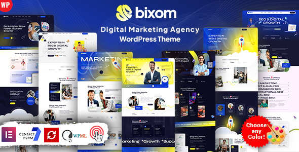 Bixom 1.0.1 WordPress数字营销企业建站主题 Bixom 1.0.1 WordPress数字营销企业建站主题