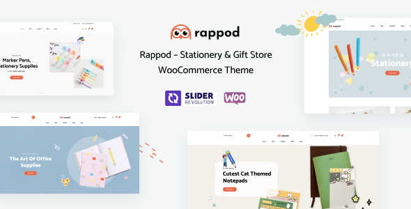 Rappod 1.1.8 WordPress文具店&礼品商城网站主题 Rappod 1.1.8 WordPress文具店&礼品商城网站主题