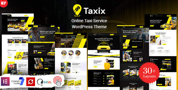 Taxix 6.0 WordPress网约车打车平台网站主题 Taxix 6.0 WordPress网约车打车平台网站主题