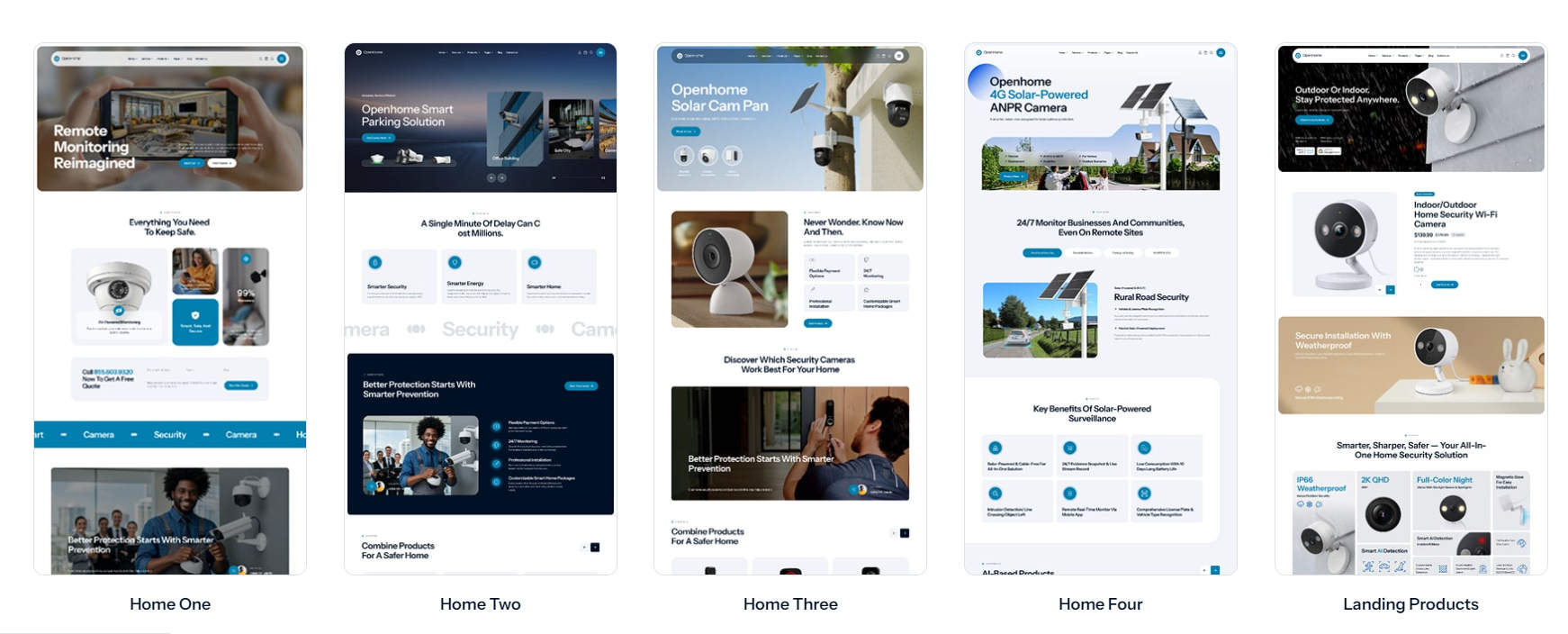 Openhome WordPress安防监控CCTV行业建站主题 - 图片2