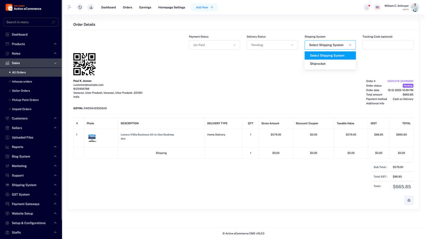 Active eCommerce Shiprocket插件v1.1 订单发货与物流管理插件 - 图片2 Active eCommerce Shiprocket插件v1.1 订单发货与物流管理插件 - 图片2