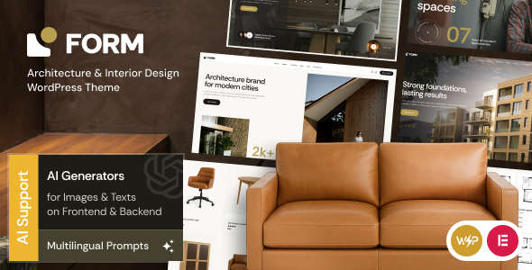 Form v1.0 WordPress室内设计&建筑装修网站主题 Form v1.0 WordPress室内设计&建筑装修网站主题