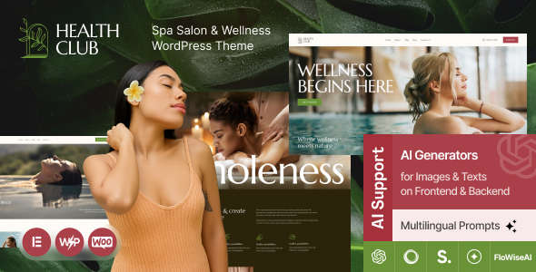 WordPress主题Health Club破解版 SPA按摩会所网站模板 - 图片1 WordPress主题Health Club破解版 SPA按摩会所网站模板 - 图片1
