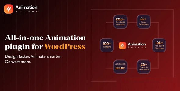 Animation Addons Pro破解版_Elementor动画效果设计插件 Animation Addons Pro破解版_Elementor动画效果设计插件