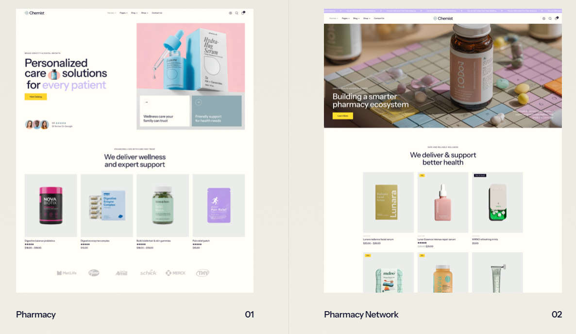 WordPress主题Chemist_医疗机构&健康行业建站模板 - 图片2
