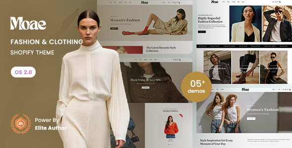 Shopify主题Moae_高端服装品牌电商模板 Shopify主题Moae_高端服装品牌电商模板