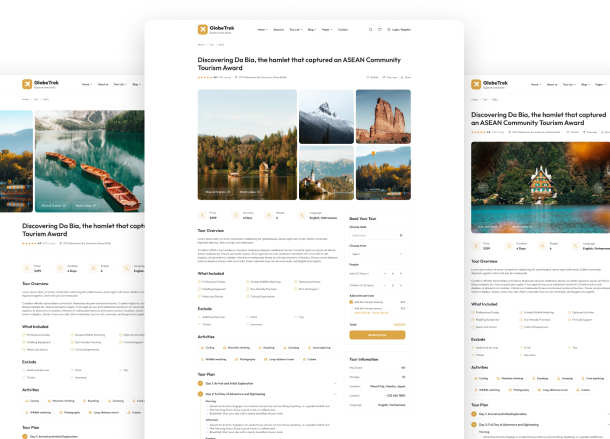 GlobeTrek旅行预订WordPress主题v1.0.4 | 旅游网站建设模板 - 图片2