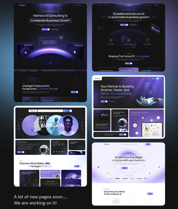 WordPress主题Auregon | AI科技企业网站模板 - 图片2