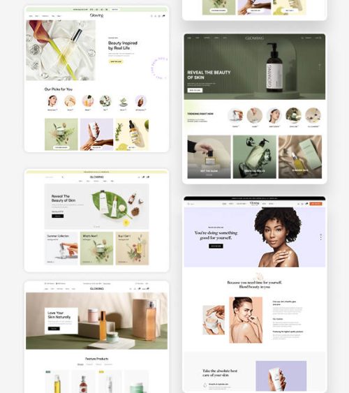Glowing美容化妆品电商Shopify主题v1.2.2_美妆行业电商模板 - 图片2 Glowing美容化妆品电商Shopify主题v1.2.2_美妆行业电商模板 - 图片2