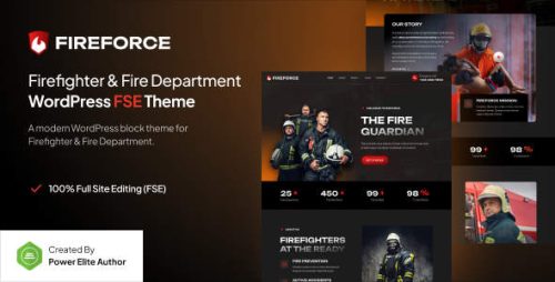 Fireforce消防机构WordPress主题 | 防火宣传网站模板 Fireforce消防机构WordPress主题 | 防火宣传网站模板