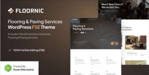 Floornic地面铺装企业WordPress主题 | 装修公司网站模板 Floornic地面铺装企业WordPress主题 | 装修公司网站模板