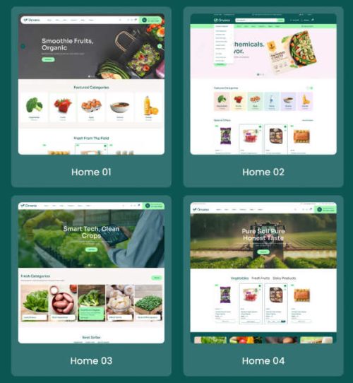 Orvana农产品电商WordPress主题 | 生鲜杂货商城模板 Orvana农产品电商WordPress主题 | 生鲜杂货商城模板