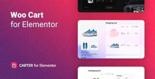 Carter插件_购物车设计定制元素Elementor组件 Carter插件_购物车设计定制元素Elementor组件