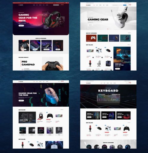 Gamger电竞装备跨境电商Shopify3.0主题_游戏外设商城模板 - 图片2