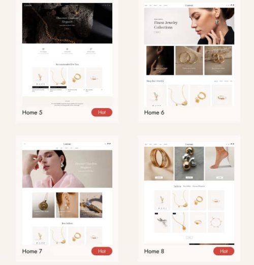 Lamora珠宝首饰Shopify3.0主题_高档珠宝配饰电商模板 - 图片2