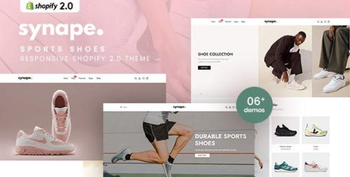 Synape跑鞋跨境电商Shopify主题_运动服饰电商模板 Synape跑鞋跨境电商Shopify主题_运动服饰电商模板