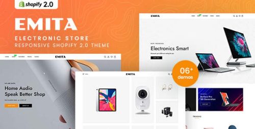 Emita电子产品跨境电商Shopify主题_数码3C电商模板 Emita电子产品跨境电商Shopify主题_数码3C电商模板