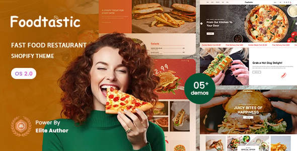 Foodtastic快餐外卖Shopify主题_汉堡/披萨电商模板 Foodtastic快餐外卖Shopify主题_汉堡/披萨电商模板