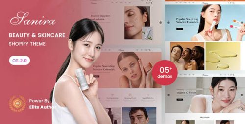 Sanira护肤品美妆Shopify主题_彩妆跨境电商模板 Sanira护肤品美妆Shopify主题_彩妆跨境电商模板