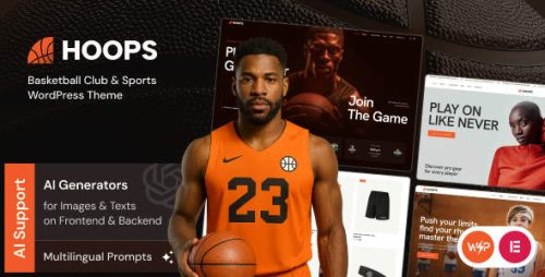 Hoops篮球俱乐部WordPress主题_球队/联赛网站模板 Hoops篮球俱乐部WordPress主题_球队/联赛网站模板