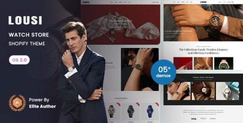Lousi奢侈手表Shopify主题_智能手表跨境电商模板 Lousi奢侈手表Shopify主题_智能手表跨境电商模板