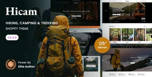 Hicam户外探险Shopify主题_露营骑行装备电商模板 Hicam户外探险Shopify主题_露营骑行装备电商模板