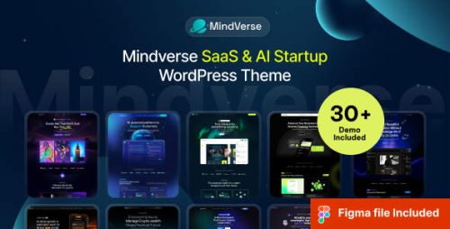 Mindverse WordPress_AI初创/软件公司网站模板_30套演示 Mindverse WordPress_AI初创/软件公司网站模板_30套演示