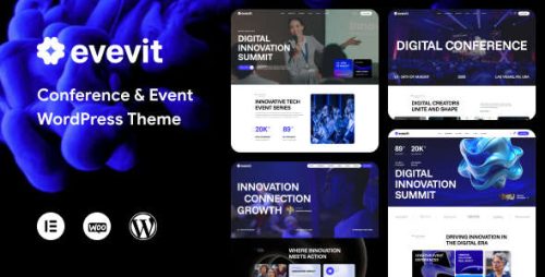 Evevit交流活动WordPress主题_峰会展会/研讨会网站模板 - 图片1 Evevit交流活动WordPress主题_峰会展会/研讨会网站模板 - 图片1