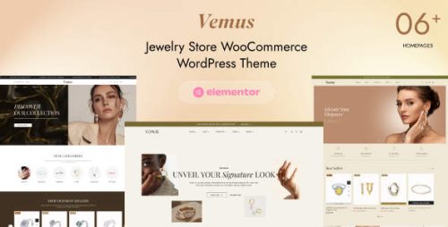 Vemus WordPress主题_6首页珠宝首饰商城网站模板 Vemus WordPress主题_6首页珠宝首饰商城网站模板