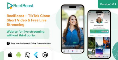 ReelBoost破解版_仿TikTok短视频直播App源码_含后端 ReelBoost破解版_仿TikTok短视频直播App源码_含后端