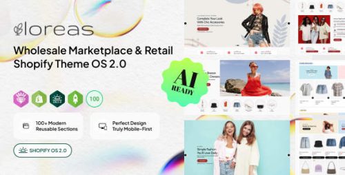 Loreas Shopify主题_批发零售市场电商模板 Loreas Shopify主题_批发零售市场电商模板