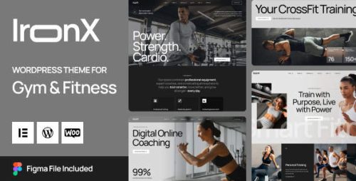 IronX健身运动WordPress主题_健身房瑜伽馆建站模板 IronX健身运动WordPress主题_健身房瑜伽馆建站模板
