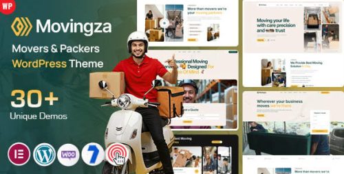 Movingza WordPress主题_货运搬家公司网站模板 Movingza WordPress主题_货运搬家公司网站模板