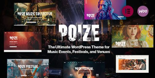 Poize音乐活动WordPress主题_演出场馆建站模板 Poize音乐活动WordPress主题_演出场馆建站模板