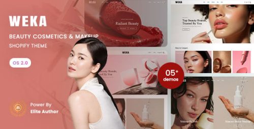 Weka美妆跨境电商Shopify主题_化妆护肤品独立站模板 Weka美妆跨境电商Shopify主题_化妆护肤品独立站模板