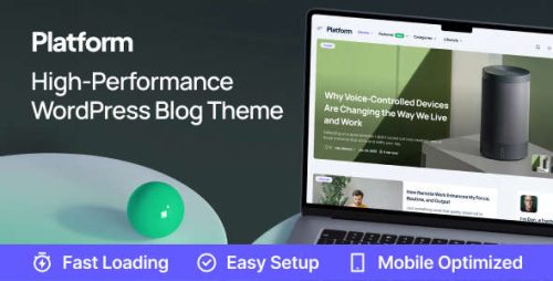 Platform高性能WordPress博客主题_带AI插件_SEO高分 - 图片1 Platform高性能WordPress博客主题_带AI插件_SEO高分 - 图片1